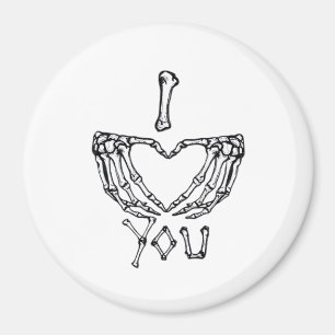Íman Skeleton Mãos Fazer Coração