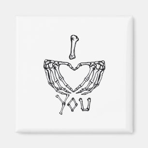 Íman Skeleton Mãos Fazer Coração