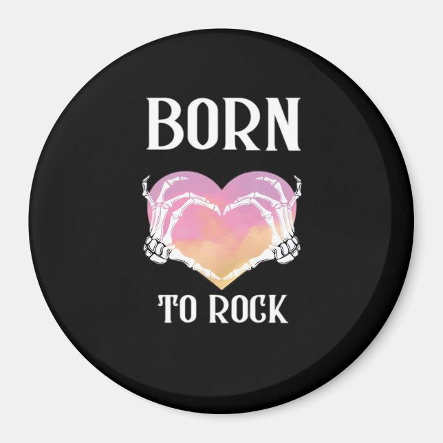 Íman Skeleton Mãos Gráfico Cardíaco Para Clássico (Frente)