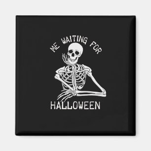 Íman Skeleton Me Esperando Pelo Dia das Bruxas