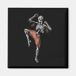 Íman Skeleton Muay Thai Boxing Karate Kickboxing Martia