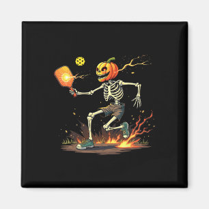 Íman Skeleton Pickleball Halloween Spooky Esporte