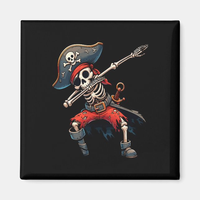 Íman Skeleton Pirate Kids (Frente)