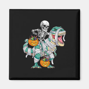 Íman Skeleton Riding Dinossaur T Rex Divorciando Crianç