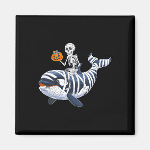 Íman Skeleton Riding Mummy Orca Halloween Candy Whale