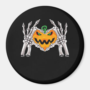 Íman Skeleton Sinal de Coração de Mão Figurino