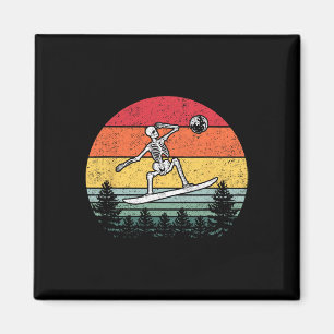 Íman Skeleton Snowboard Moon Snowboarder -