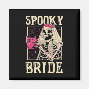 Íman Skeleton Spooky Noiva Chelorette Halloween