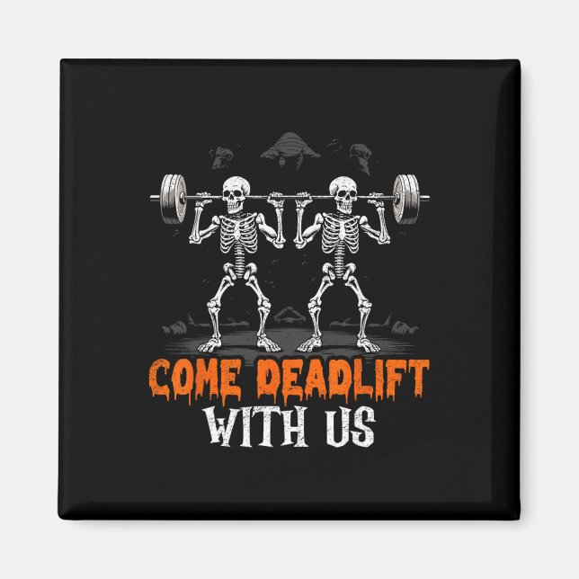 Íman Skeleton Weightlifter - Malhação de Trabalho do Cr (Frente)