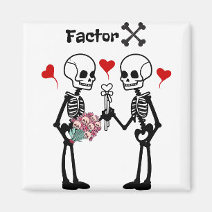 Íman Skeletons amantes