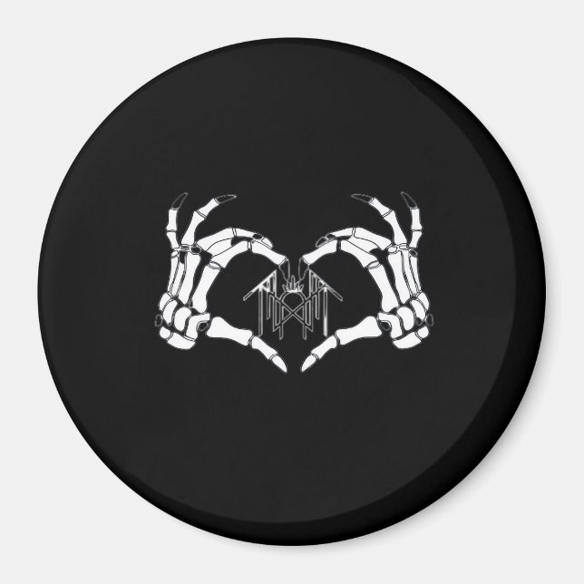 Íman Skeletons Token Heart Mands (Frente)