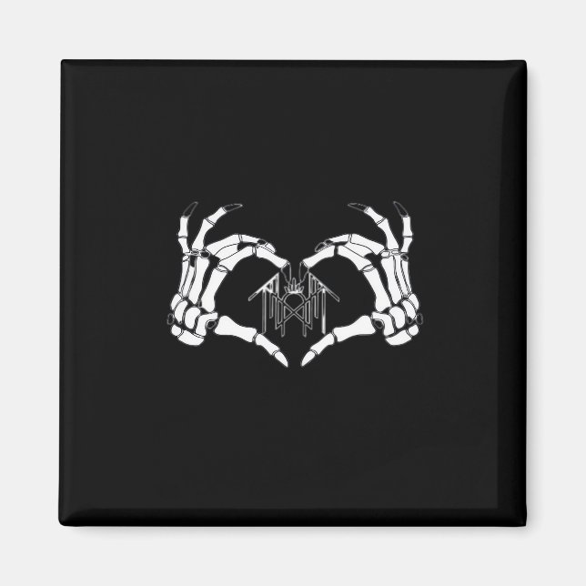 Íman Skeletons Token Heart Mands (Frente)
