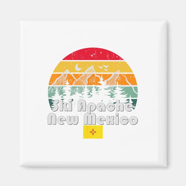 Íman Ski Apache Novo México (Frente)