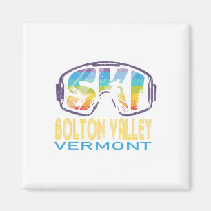 Íman Ski Bolton Valley Vermont Esquiando Férias