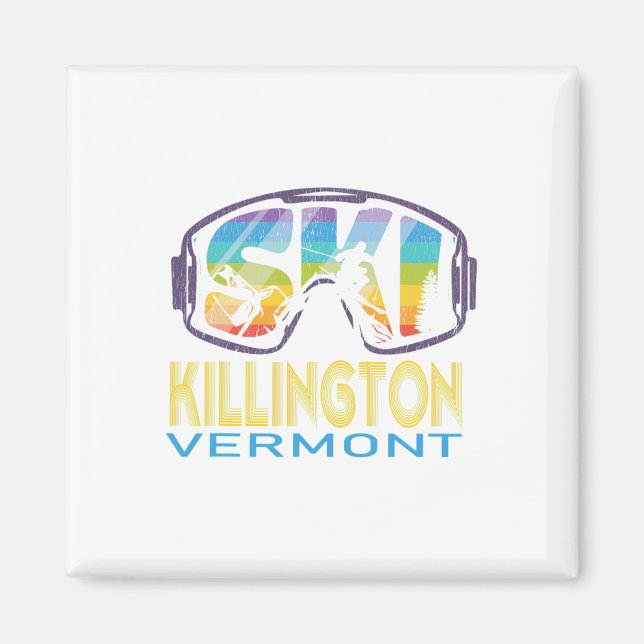 Íman Ski Killington Vermont Skiing Vacation (Frente)