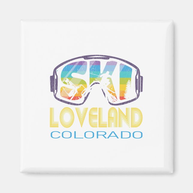 Íman Ski Loveland Colorado Skiing Vacation (Frente)