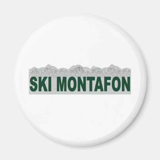 Íman Ski Montafon (Frente)