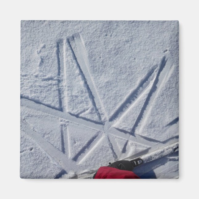 Íman Ski Star Magnet (Frente)