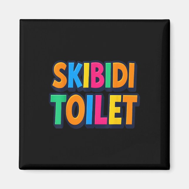 Íman Skibidi Toilet Engraçado (Frente)
