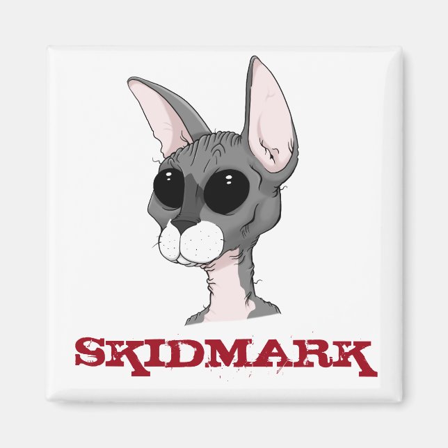 Íman Skidmark the Cat Magnet (Frente)