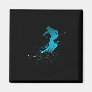 Íman Skier, Ski, Imagem Japonesa