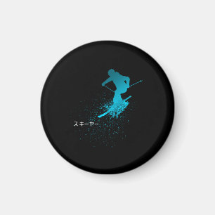 Íman Skier, Ski, Japonês