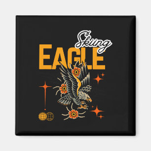 Íman Skiing Eagle
