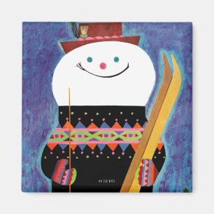 Íman Skis para Snowman