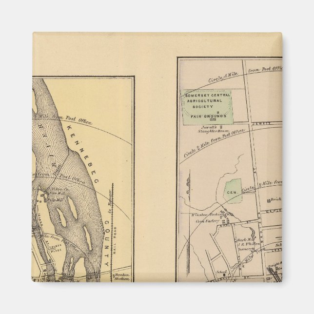 Íman Skowhegan, Fairfield (Frente)