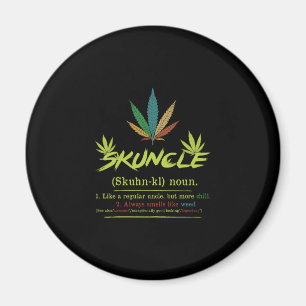 Íman Sktio Definition Weed Fumando Tio Engraçado Stone
