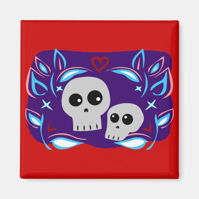 Íman Skull Love (Frente)