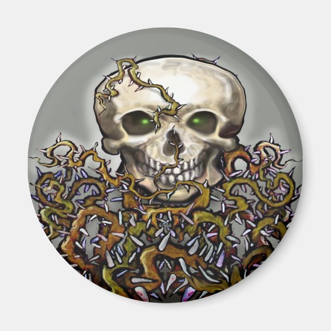 Íman Skull-n-Thorns (Frente)
