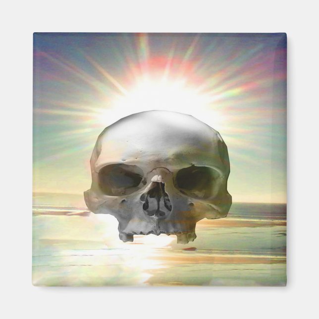 Íman Skull Sunset (Frente)