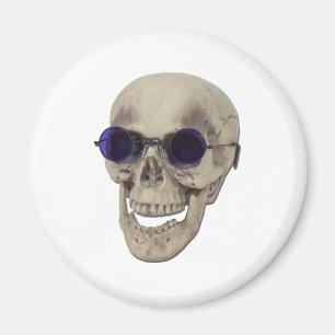 Íman SkullPurpleGlasses121611