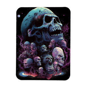 Íman Skulls Monstros Horror Art
