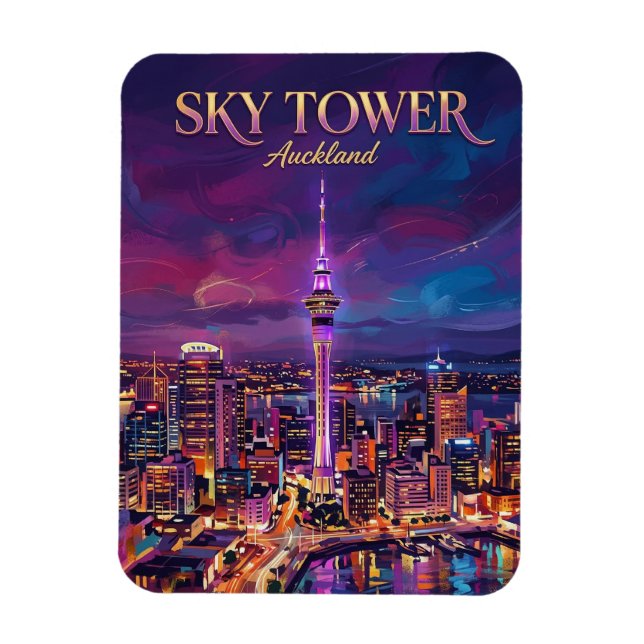 Íman Sky Tower Nova Zelândia (Vertical)