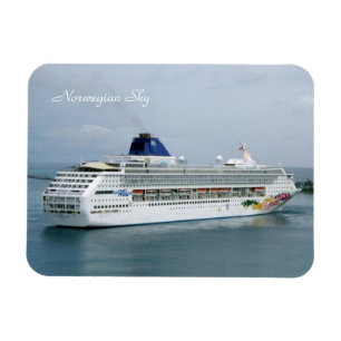 Íman Sky Turning no Texto Branco de Nassau