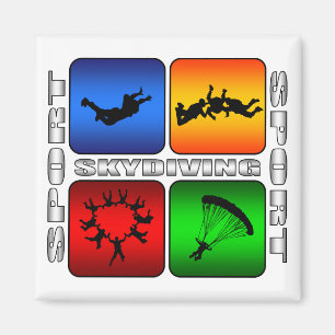 Íman Skydiving espectacular