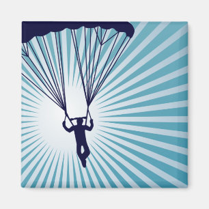 Íman skydiving muito ao alto