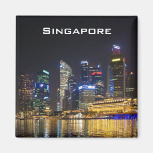 Íman Skyline cénico de Singapore
