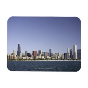 Íman Skyline da cidade de Chicago com o Lago Michigan 2