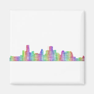 Íman Skyline da cidade de Houston