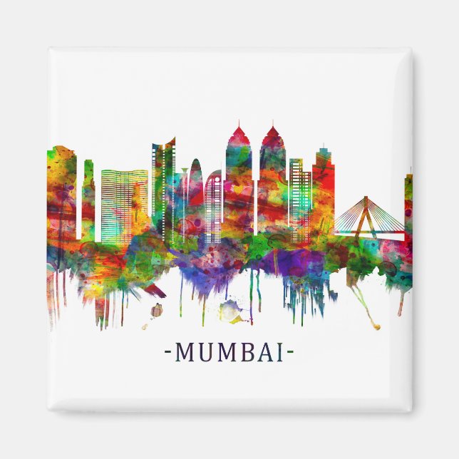 Íman Skyline da Índia Mumbai (Frente)
