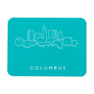 Íman Skyline de Columbo, Ohio