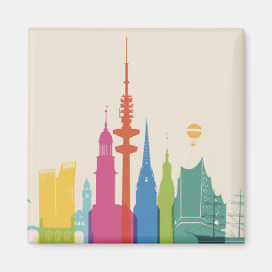 Íman Skyline de Hamburgo Alemanha