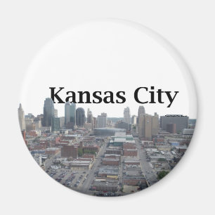 Íman Skyline de Kansas City com o Kansas City no céu