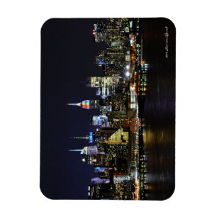 Íman Skyline de NYC com o ímã do ESB do arco-íris