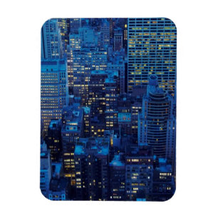 Íman Skyline de NYC, opinião de ângulo alto no