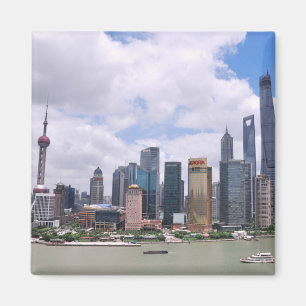 Íman Skyline de Shanghai, China