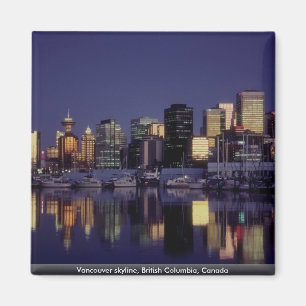 Íman Skyline de Vancôver, Columbia Britânica, Canadá